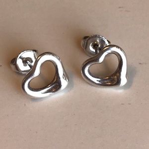 Tiffany and Co. Elsa Peretti Open Heart Earrings